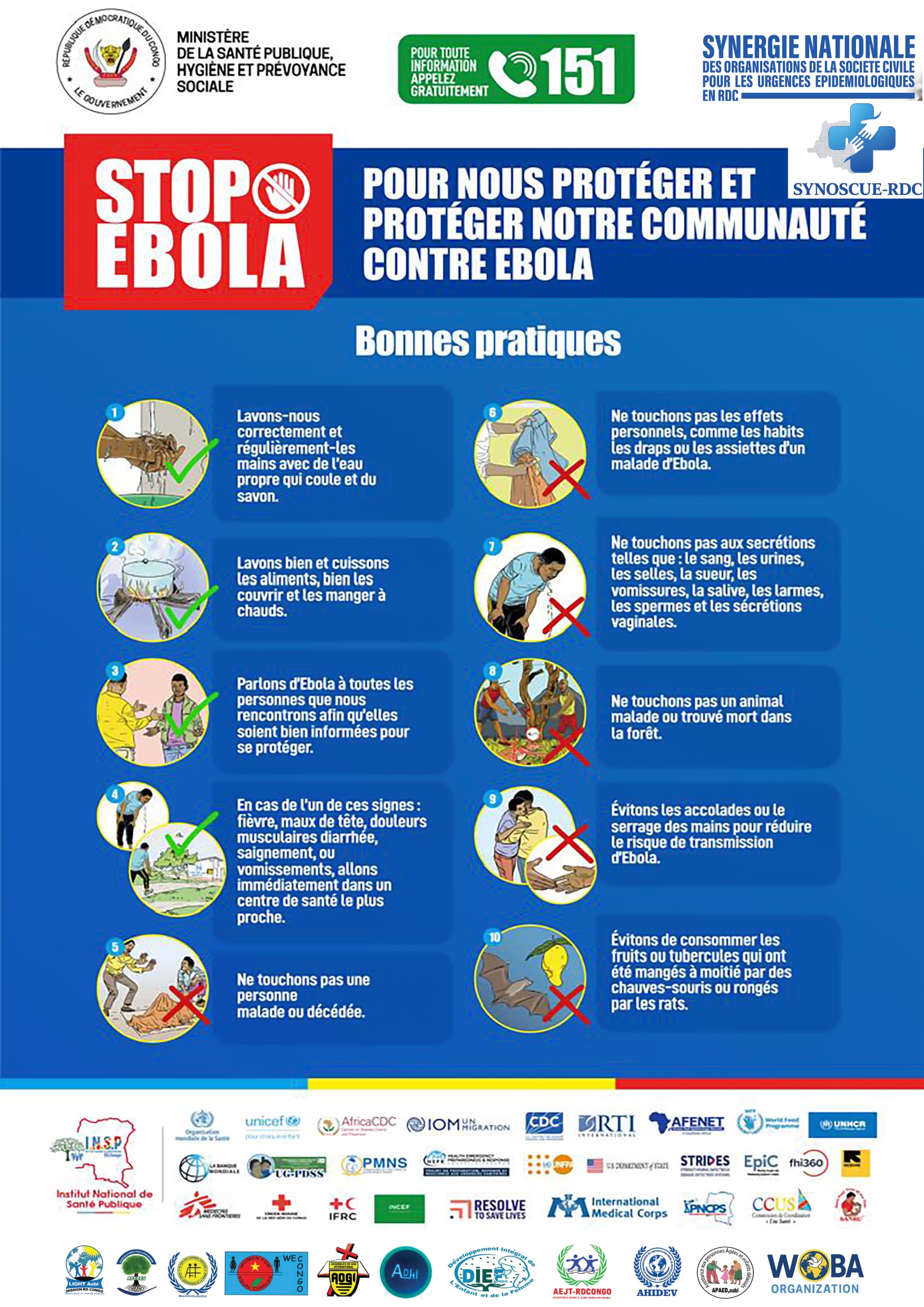 Miti-Murhesa : Lancement d&rsquo;une grande campagne de sensibilisation contre la maladie à virus Ebola à Kavumu