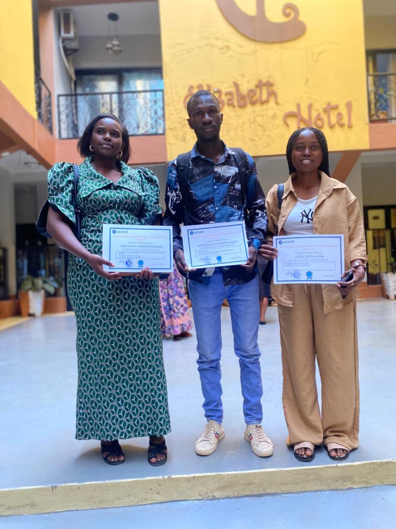 PARTICIPATION DE LIGHT ASBL A LA FORMATION DE RENFORCEMENT DES CAPACITES ORGANISEE PAR ACTED SUR LA GOUVERNANCE, LE CODE DE CONDUITE ET LA GESTION DU PERSONNEL